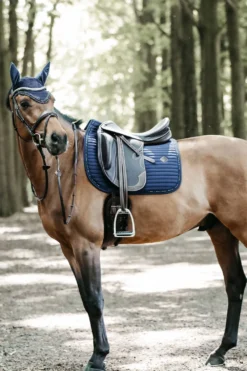 Kentucky Horsewear Kentucky Horsewear|Schabrak & Huvor-Pearls Dressyrschabrak Navy