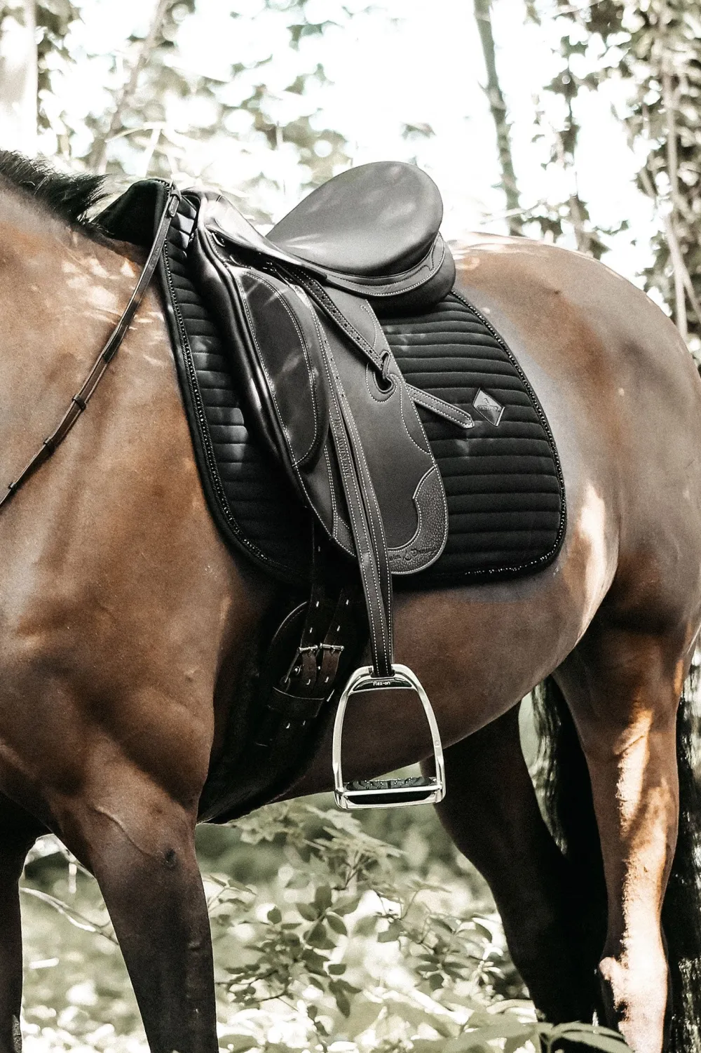 Kentucky Horsewear Kentucky Horsewear|Schabrak & Huvor-Pearls Dressyrschabrak Svart