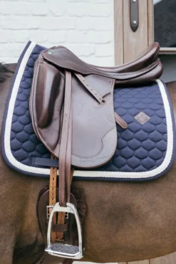 Kentucky Horsewear Kentucky Horsewear|Schabrak & Huvor-Plaited Cord Dressyrschabrak Navy