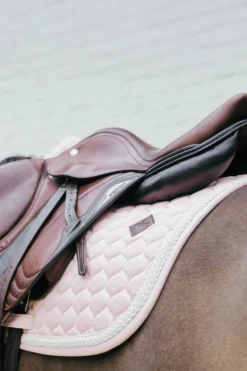 Kentucky Horsewear Kentucky Horsewear|Schabrak & Huvor-Plaited Cord Hoppschabrak Light Rose