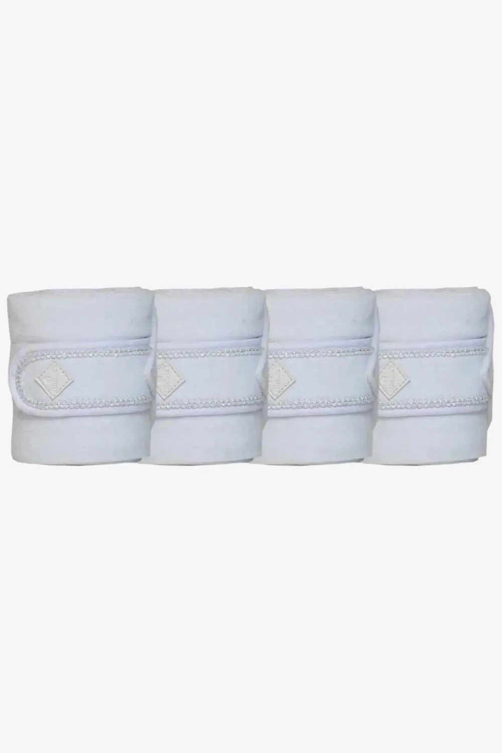 Kentucky Horsewear Kentucky Horsewear|Benskydd & Benlindor-Polar Fleecelindor Pearls Vit