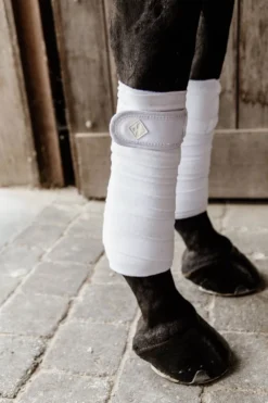 Kentucky Horsewear Kentucky Horsewear|Benskydd & Benlindor-Polar Fleecelindor Pearls Vit