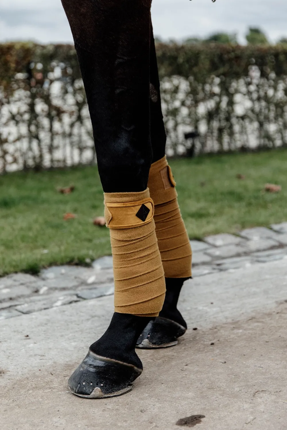 Kentucky Horsewear Kentucky Horsewear|Benskydd & Benlindor-Polar Fleecelindor Velvet Mustard