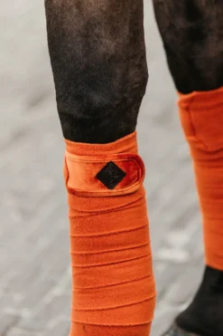 Kentucky Horsewear Kentucky Horsewear|Benskydd & Benlindor-Polar Fleecelindor Velvet Orange