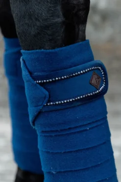 Kentucky Horsewear Kentucky Horsewear|Benskydd & Benlindor-Polar Fleecelindor Velvet Pearls Navy