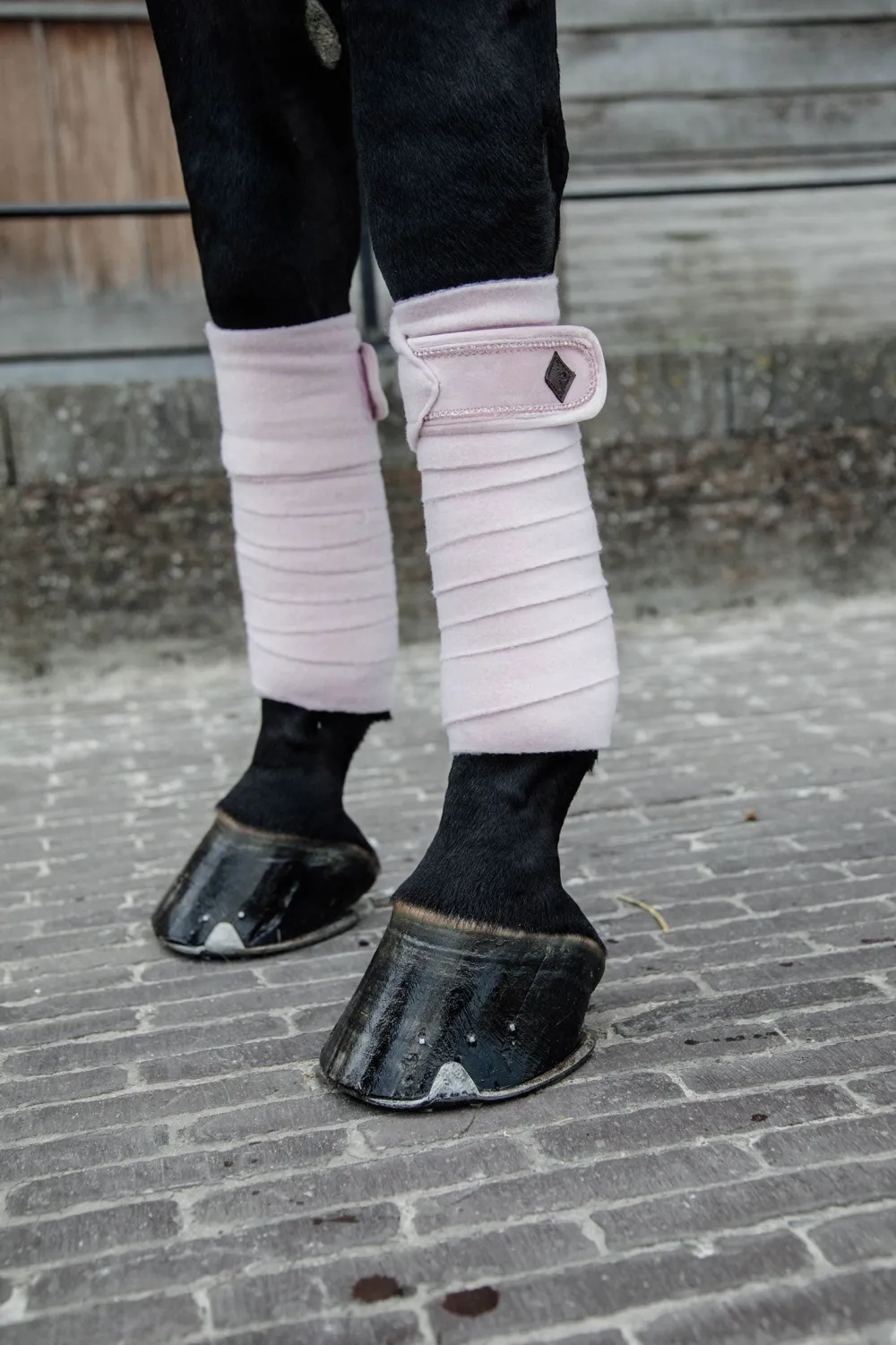 Kentucky Horsewear Kentucky Horsewear|Benskydd & Benlindor-Polar Fleecelindor Velvet Pearls Soft Rose