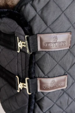 Kentucky Horsewear Hästtäcken & Flughuvor|Kentucky Horsewear-Quiltad Täckesförlängare Svart