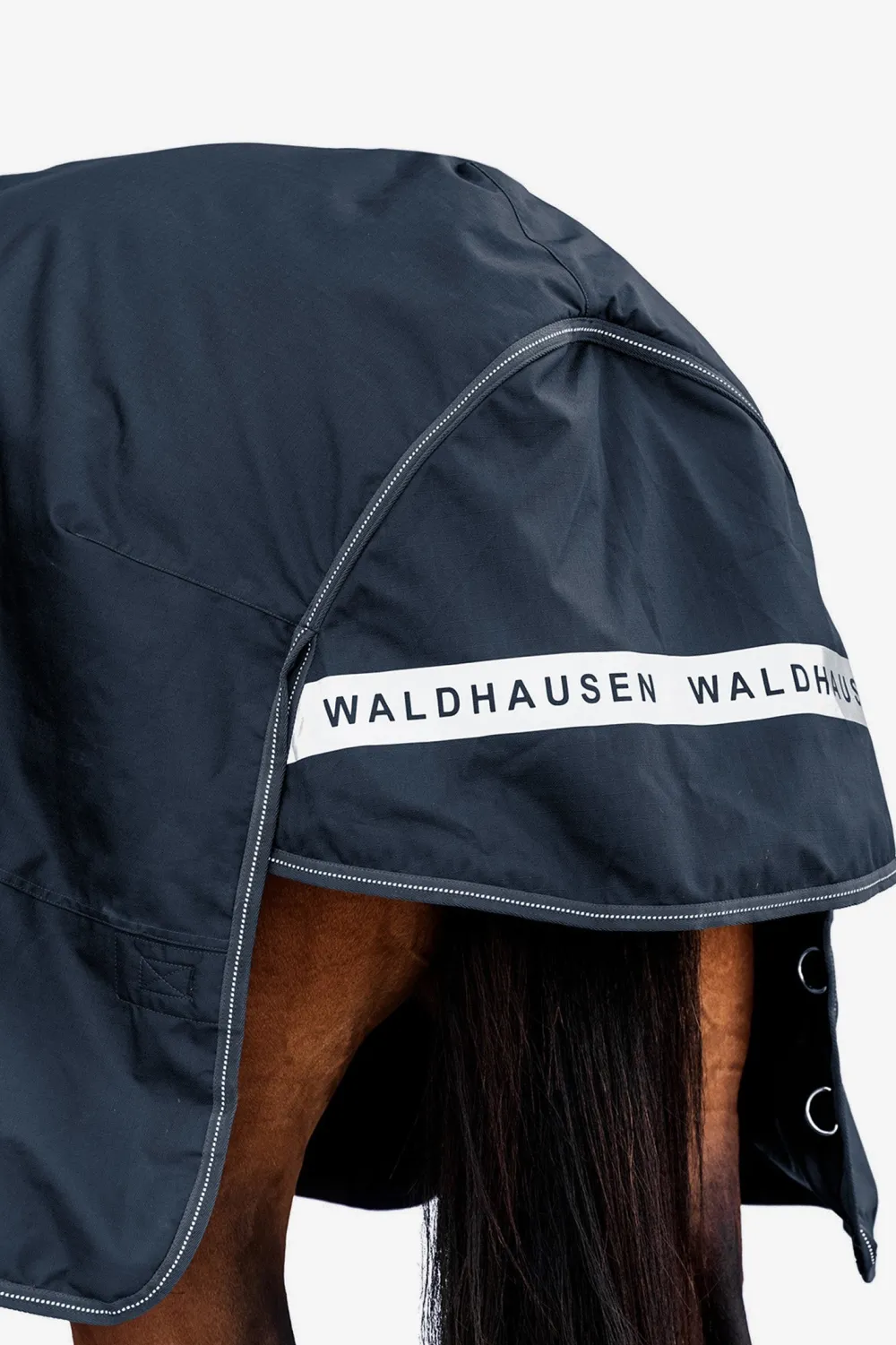 Waldhausen Hästtäcken & Flughuvor-Regntäcke Arctic 50g Night Blue