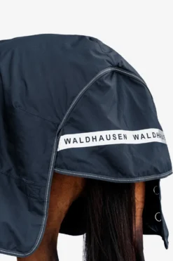 Waldhausen Hästtäcken & Flughuvor-Regntäcke Arctic 100g Night Blue