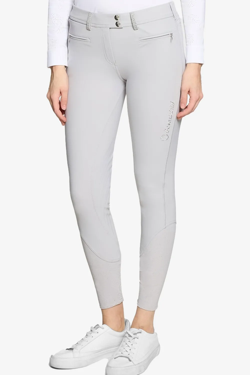 Samshield Samshield|Ridbyxor & Tights-Ridbyxor Adele Knä Grip Ljusgrå
