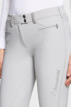 Samshield Samshield|Ridbyxor & Tights-Ridbyxor Adele Knä Grip Ljusgrå