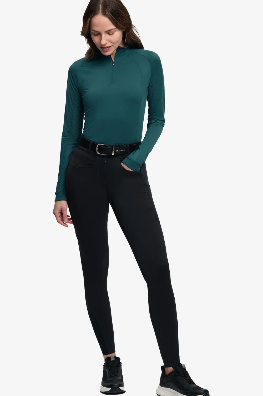 LeMieux Lemieux|Ridbyxor & Tights-Ridbyxor Cami Full Grip Black