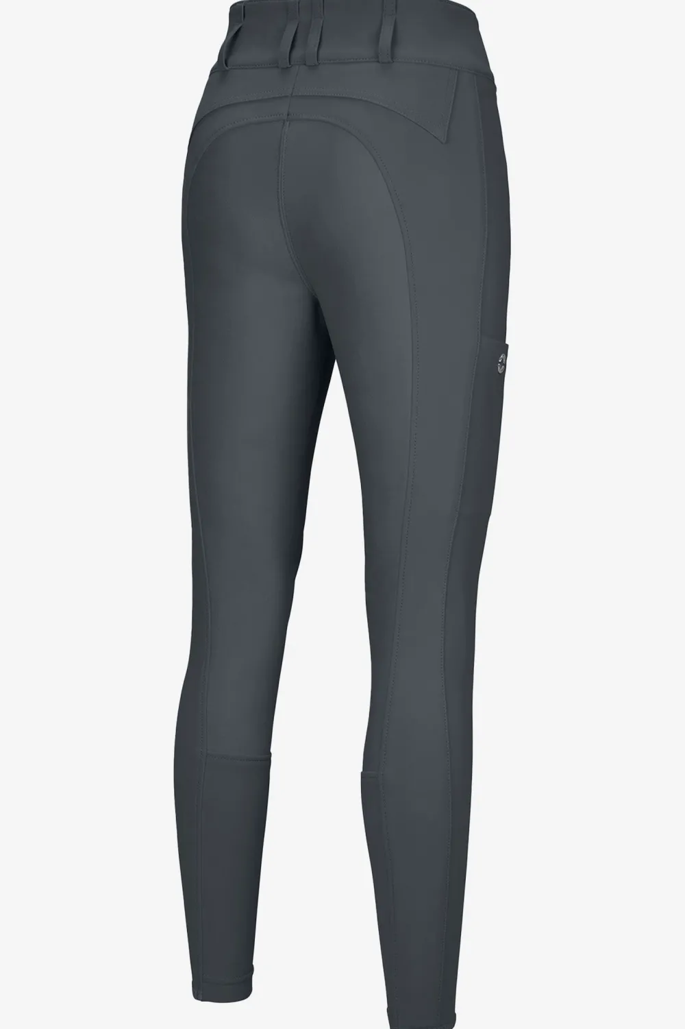 Pikeur Pikeur|Ridbyxor & Tights-Ridbyxor Candela Full Grip Flex Faux Leather Dark Shadow