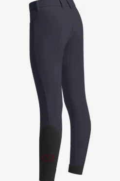 Barn Cavalleria Toscana Ridbyxor & Tights|Cavalleria Toscana-Ridbyxor Knä Grip Junior Charcoal