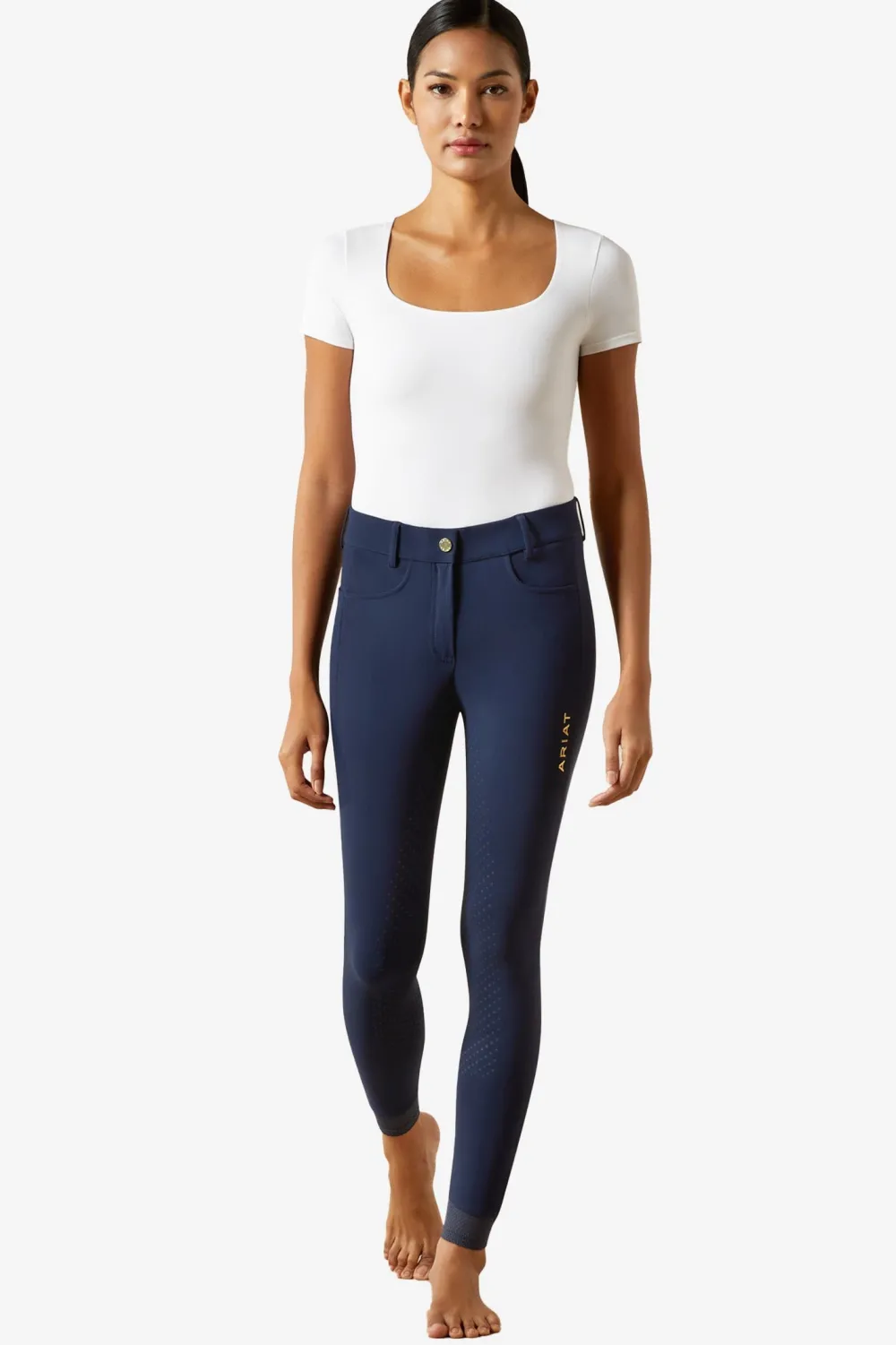 Ariat Ariat|Ridbyxor & Tights-Ridbyxor Tri Factor NT Full Grip Navy Eclipse