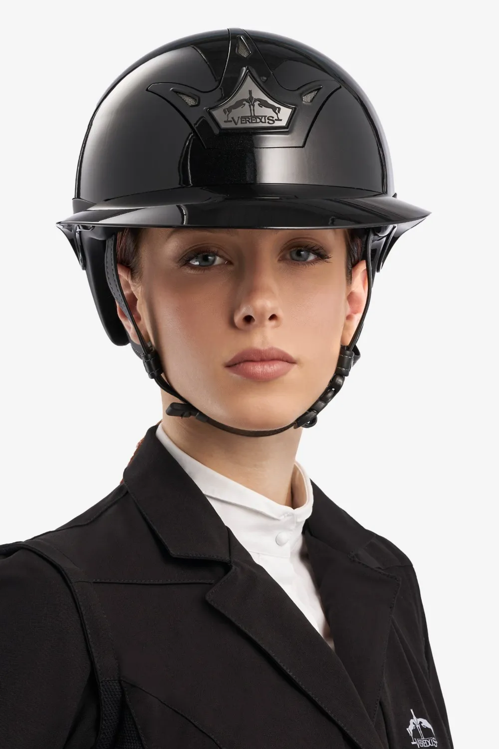 Veredus Veredus|Ridhjälmar-Ridhjälm GST Vita Glossy Svart