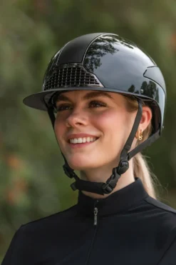 QHP Qhp-Ridhjälm Miami Polo Skärm Svart