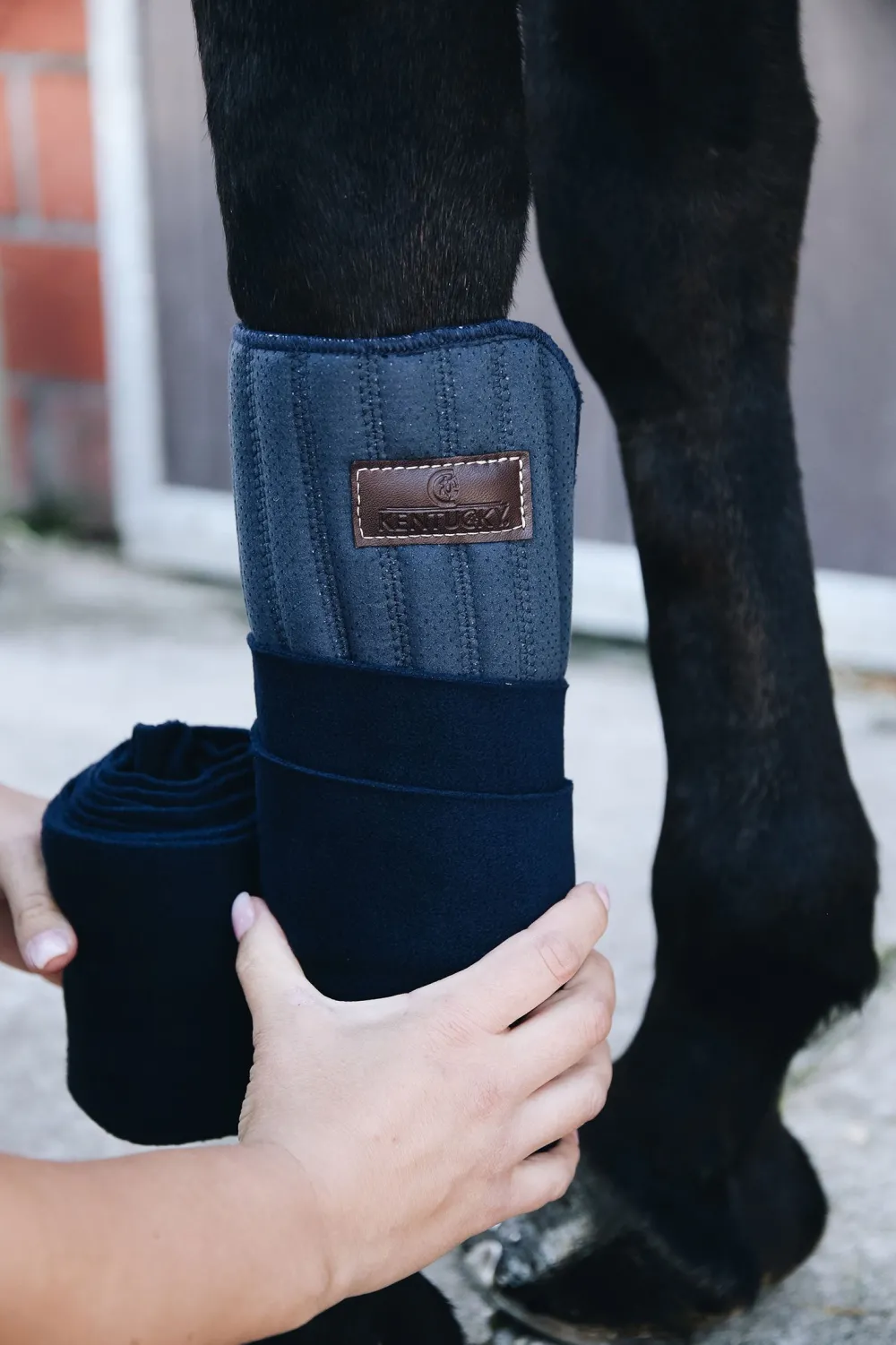 Kentucky Horsewear Benskydd & Benlindor-Ridpaddar Navy