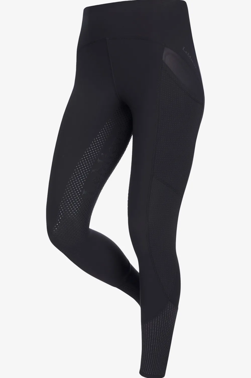 LeMieux Lemieux|Ridbyxor & Tights-Ridtights Airflow Full Grip Svart