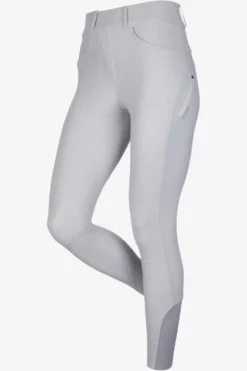LeMieux Lemieux|Ridbyxor & Tights-Ridtights Amy Full Grip Light Grey