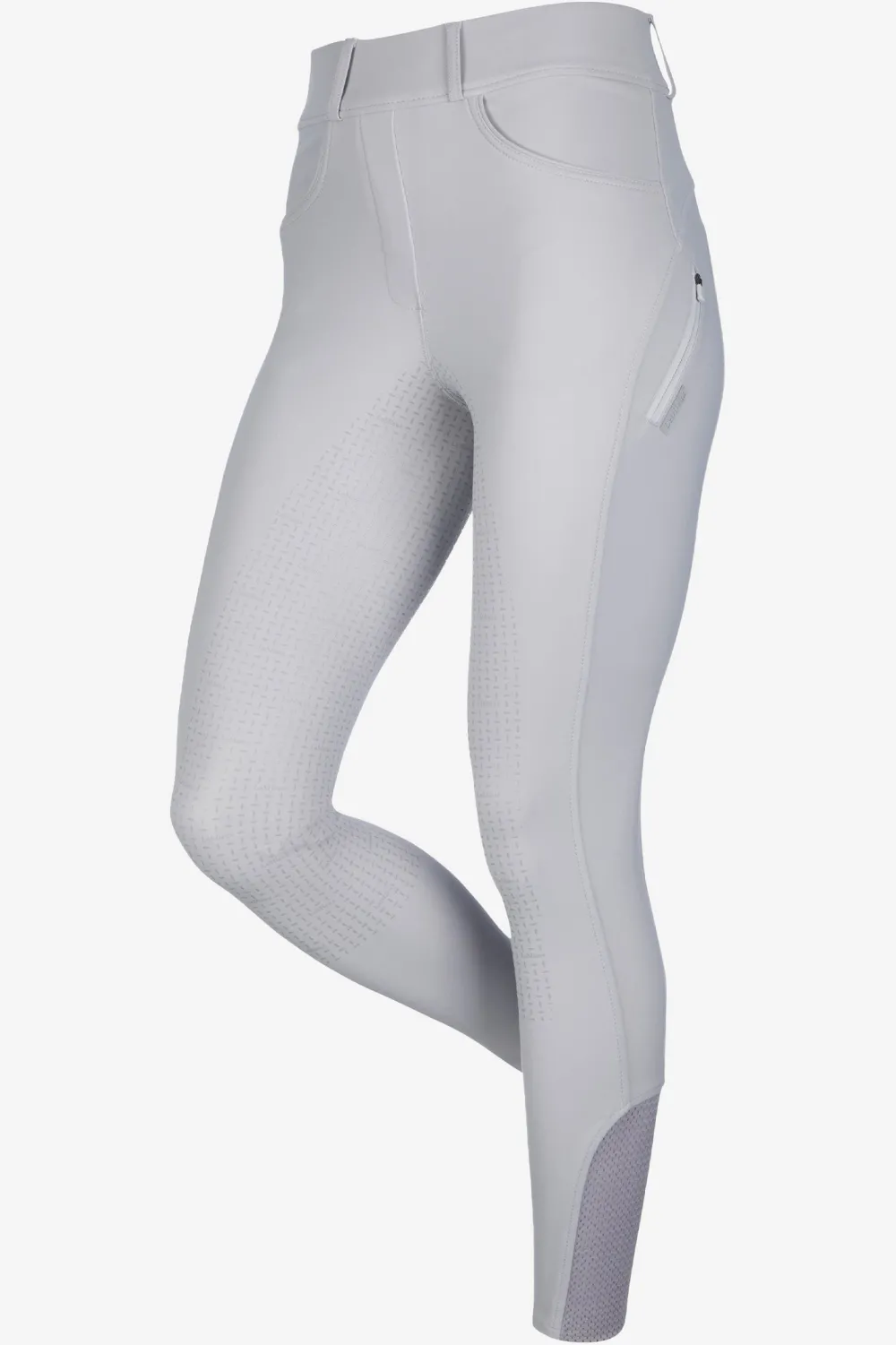 LeMieux Lemieux|Ridbyxor & Tights-Ridtights Amy Full Grip Light Grey