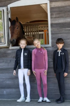 Barn Kingsland Ridbyxor & Tights|Ridbyxor & Tights-Ridtights KLLilo Full Grip Junior Heather Rose