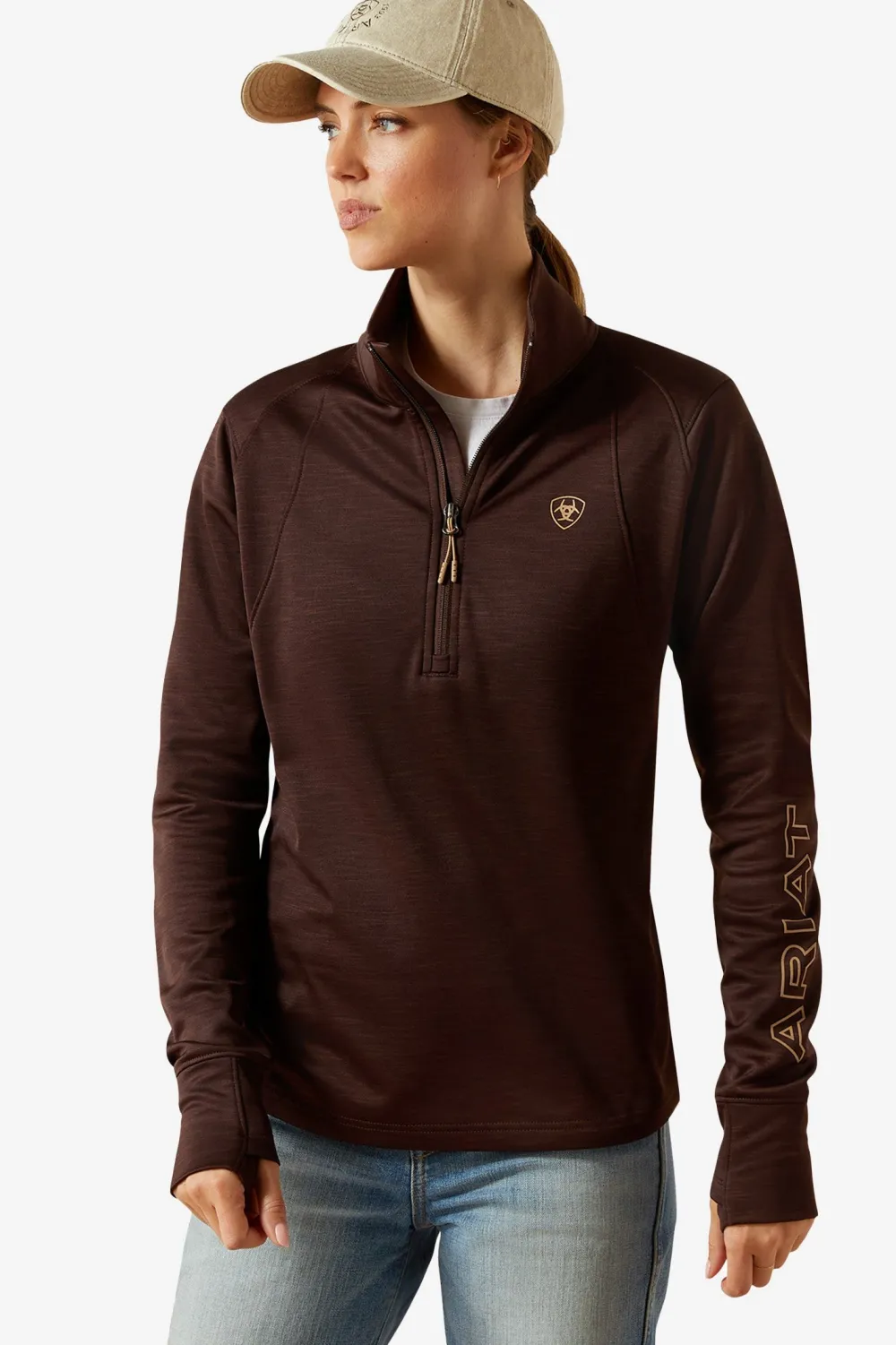 Ariat Ariat|Tröjor & Toppar-Ridtröja Tea EQ 1/2 Zip Java