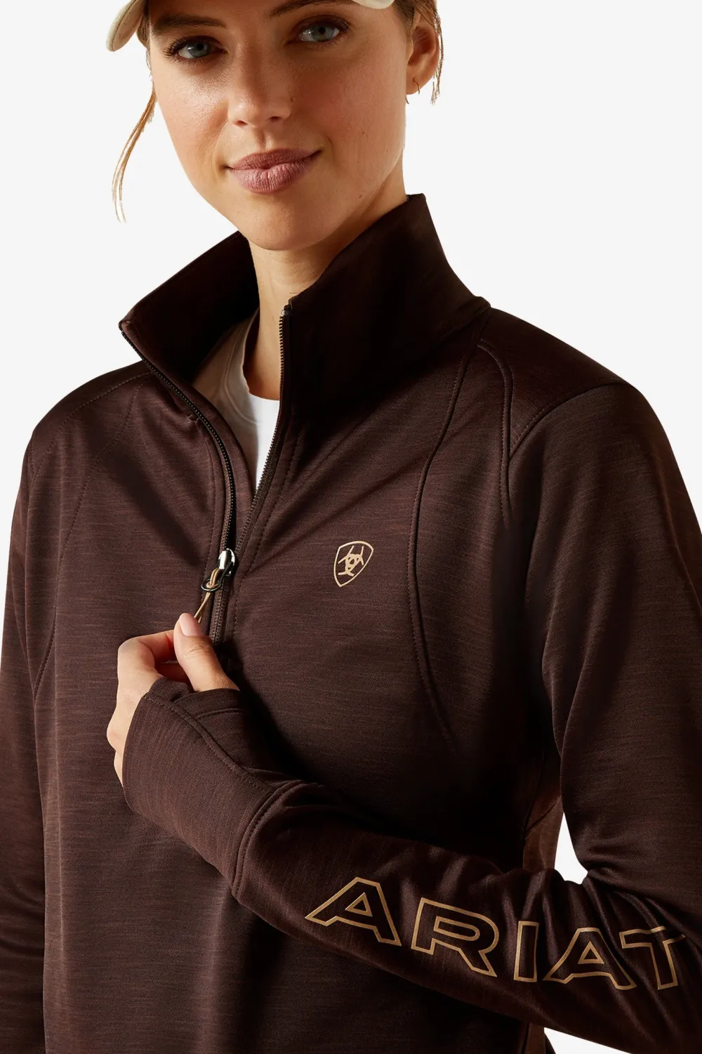Ariat Ariat|Tröjor & Toppar-Ridtröja Tea EQ 1/2 Zip Java