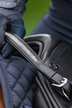 Waldhausen Sadlar & Sadelpaddar-Sadelhandtag Med Crystal svart
