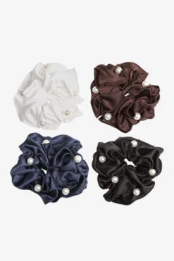 SD Design Hårnät & Donuts|Sd Design-Satin Pearl Scrunchie