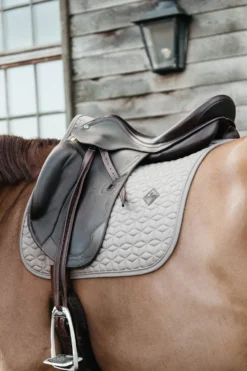 Kentucky Horsewear Kentucky Horsewear|Schabrak & Huvor-Schabrak Basic Velvet Beige