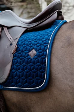 Kentucky Horsewear Kentucky Horsewear|Schabrak & Huvor-Schabrak Basic Velvet Navy