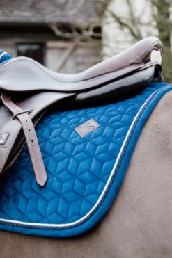 Kentucky Horsewear Kentucky Horsewear|Schabrak & Huvor-Schabrak Basic Velvet Navy