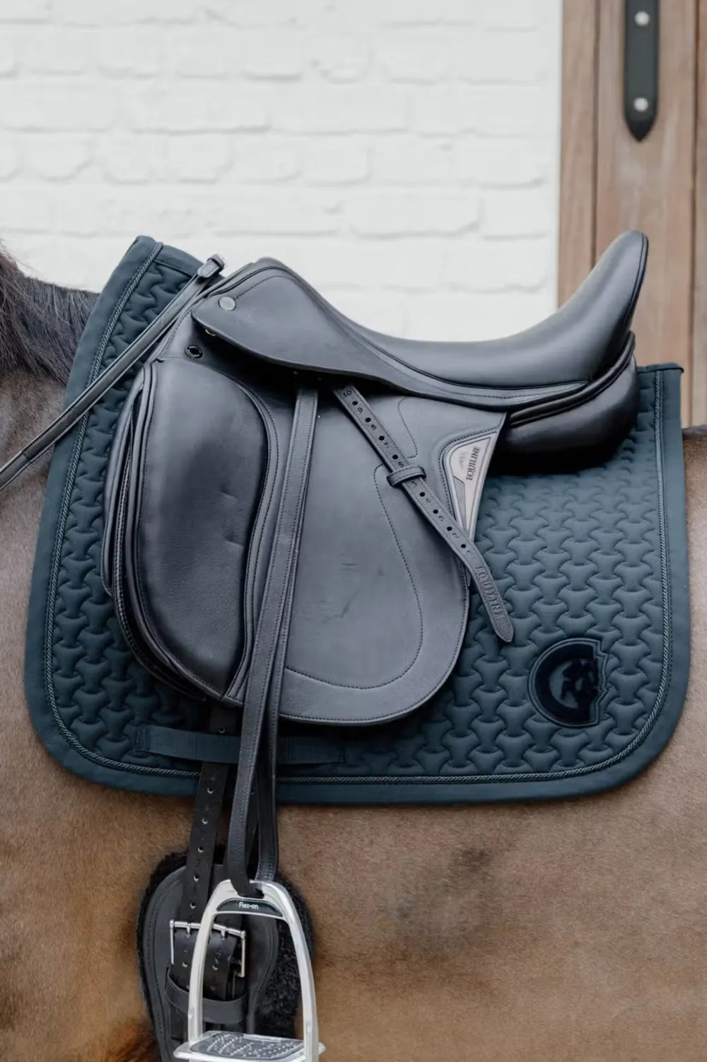 Kentucky Horsewear Kentucky Horsewear|Schabrak & Huvor-Schabrak 3D Logo Pine Green
