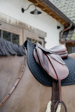 Kentucky Horsewear Kentucky Horsewear|Schabrak & Huvor-Schabrak 3D Logo Svart