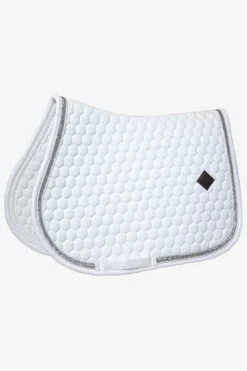 Kentucky Horsewear Kentucky Horsewear|Schabrak & Huvor-Schabrak Glitterband Vit/Silver