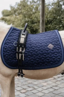 Kentucky Horsewear Kentucky Horsewear|Schabrak & Huvor-Schabrak Glitter Rope Ponny Navy