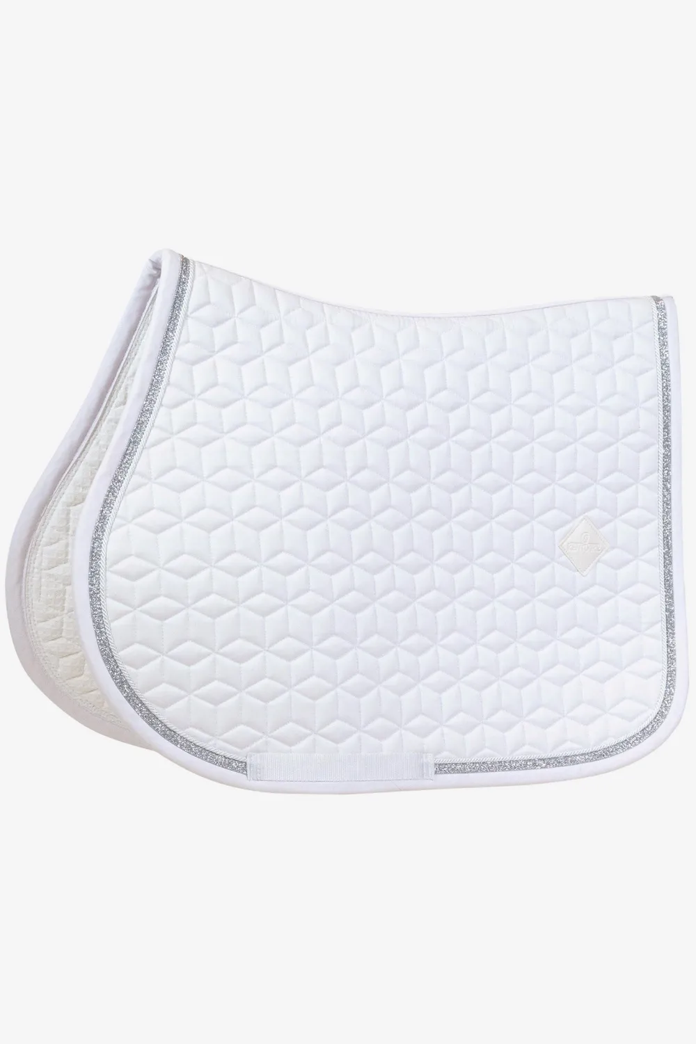 Kentucky Horsewear Kentucky Horsewear|Schabrak & Huvor-Schabrak Glitter Rope Vit/Vit