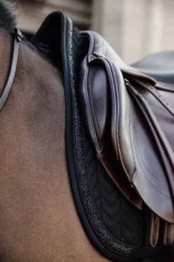 Kentucky Horsewear Schabrak & Huvor-Schabrak Glitter Stone Svart