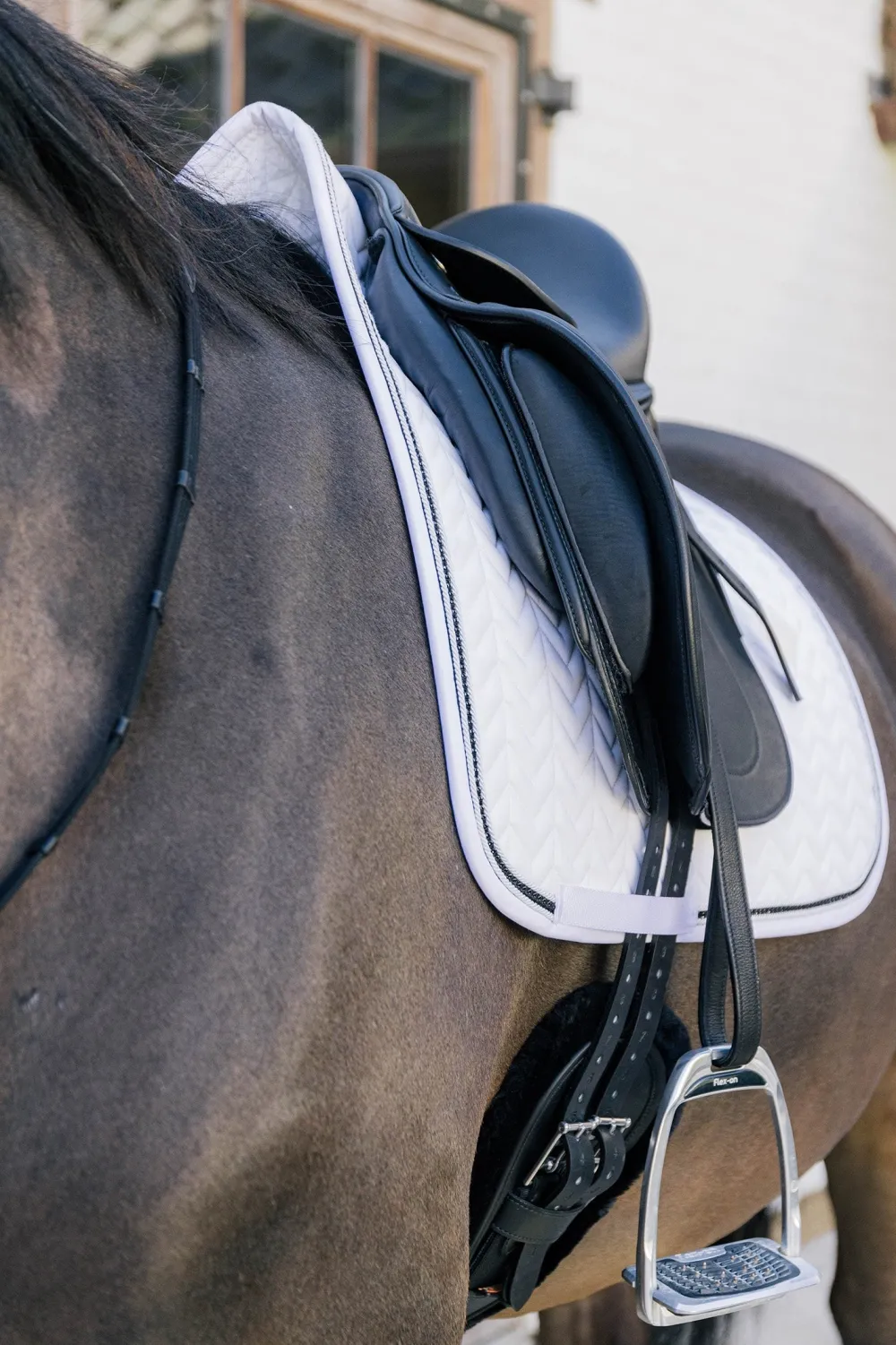Kentucky Horsewear Kentucky Horsewear|Schabrak & Huvor-Schabrak Metal Chain Vit