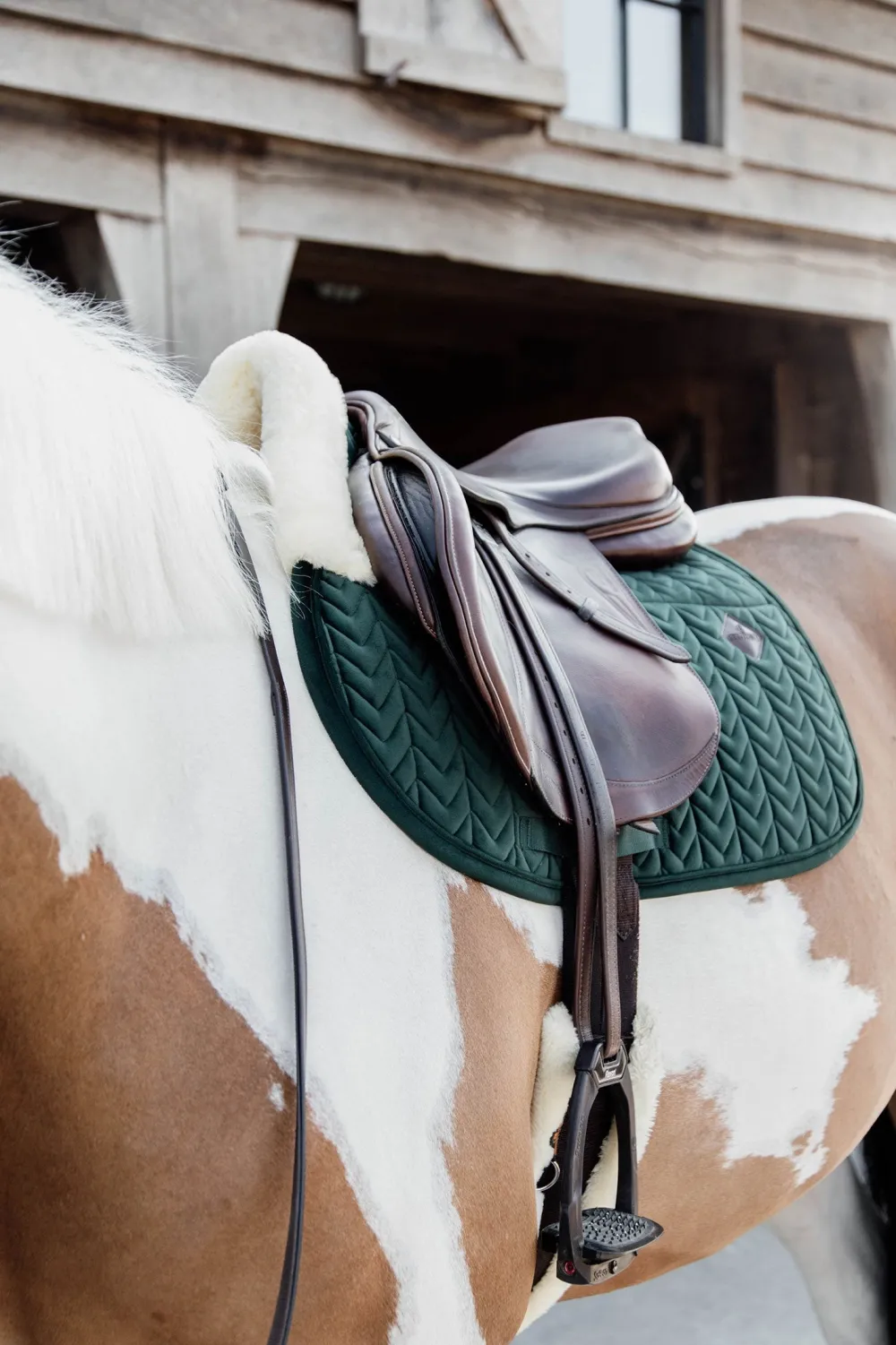 Kentucky Horsewear Schabrak & Huvor-Schabrak Skin Friendly Grön