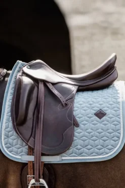 Kentucky Horsewear Kentucky Horsewear|Schabrak & Huvor-Schabrak Velvet Ljusblå