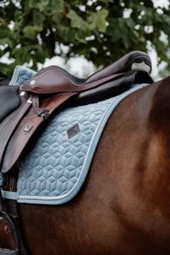 Kentucky Horsewear Kentucky Horsewear|Schabrak & Huvor-Schabrak Velvet Ljusblå