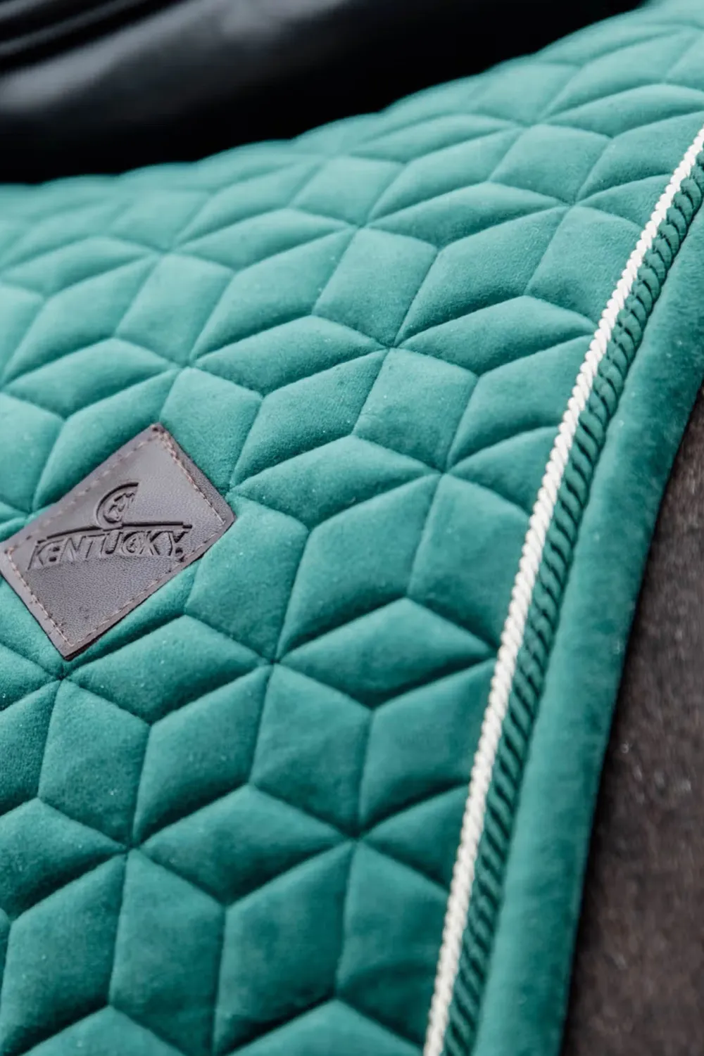 Kentucky Horsewear Kentucky Horsewear|Schabrak & Huvor-Schabrak Velvet Mörkgrön