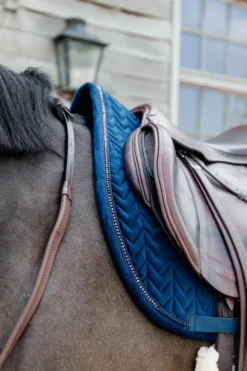 Kentucky Horsewear Kentucky Horsewear|Schabrak & Huvor-Schabrak Velvet Pearls Navy