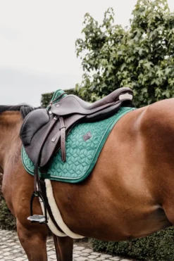 Kentucky Horsewear Kentucky Horsewear|Schabrak & Huvor-Schabrak Velvet Ponny Mörkgrön