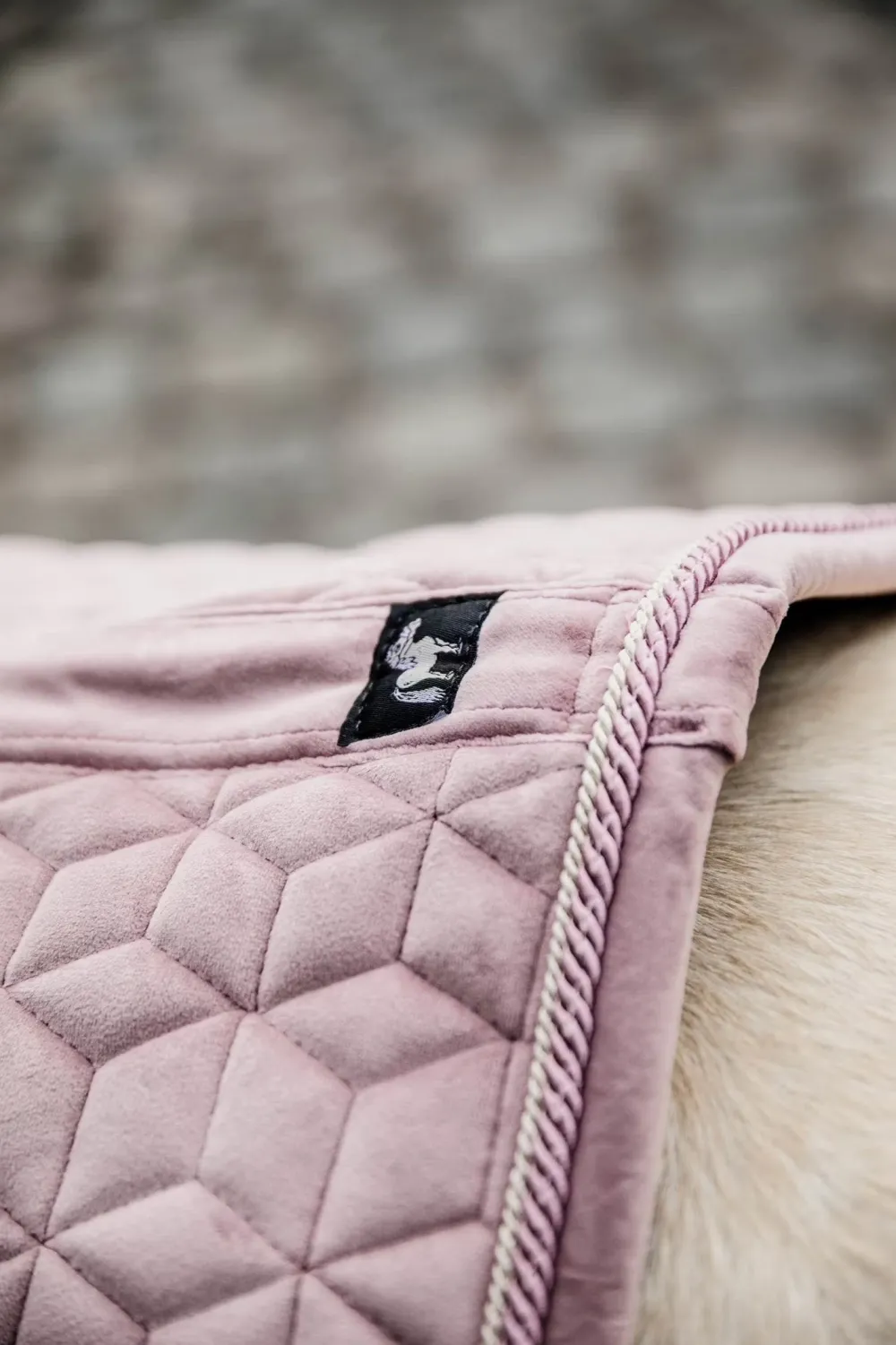 Kentucky Horsewear Kentucky Horsewear|Schabrak & Huvor-Schabrak Velvet Ponny Old Rose