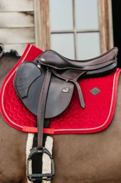 Kentucky Horsewear Kentucky Horsewear|Schabrak & Huvor-Schabrak Velvet Röd