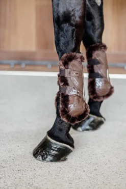 Kentucky Horsewear Kentucky Horsewear-Senskydd Baboo Fårskinn Brun/Brun