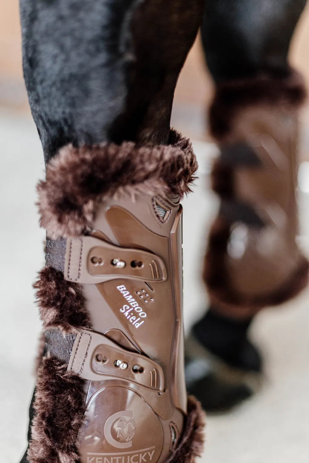 Kentucky Horsewear Kentucky Horsewear-Senskydd Baboo Fårskinn Brun/Brun